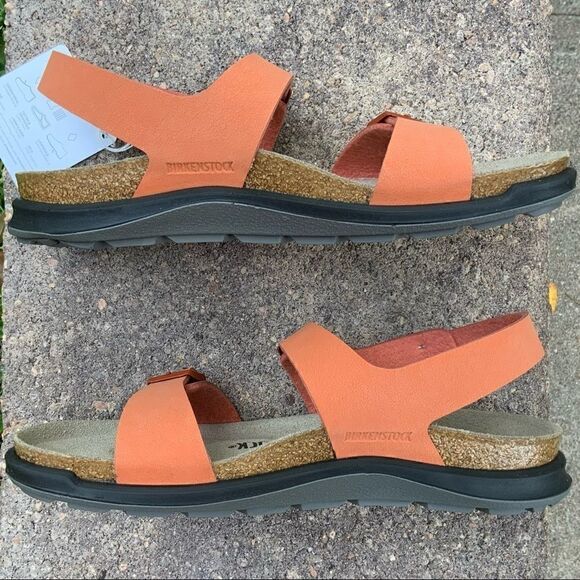 BIRKENSTOCK SONORA CROSSTOWN SANDAL FADED BRICK LEATHER DAD OUTDOOR HIKING - Picture 5 of 14